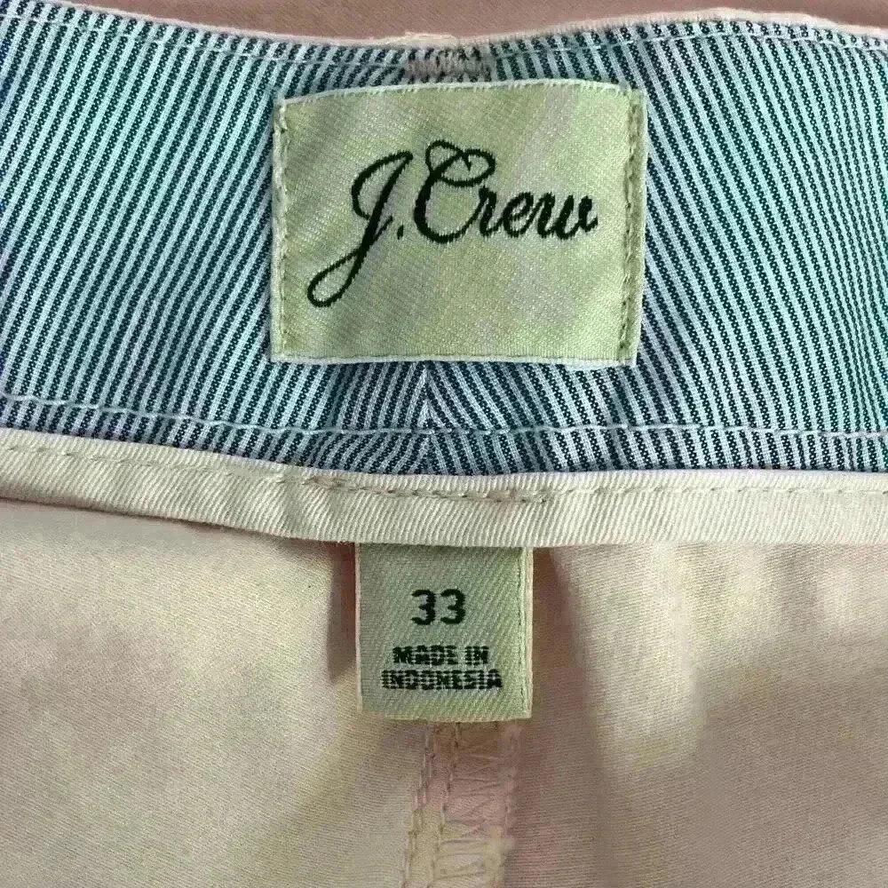 J.Crew Light Pink Slim Boyfriend Chino Pants Size 33